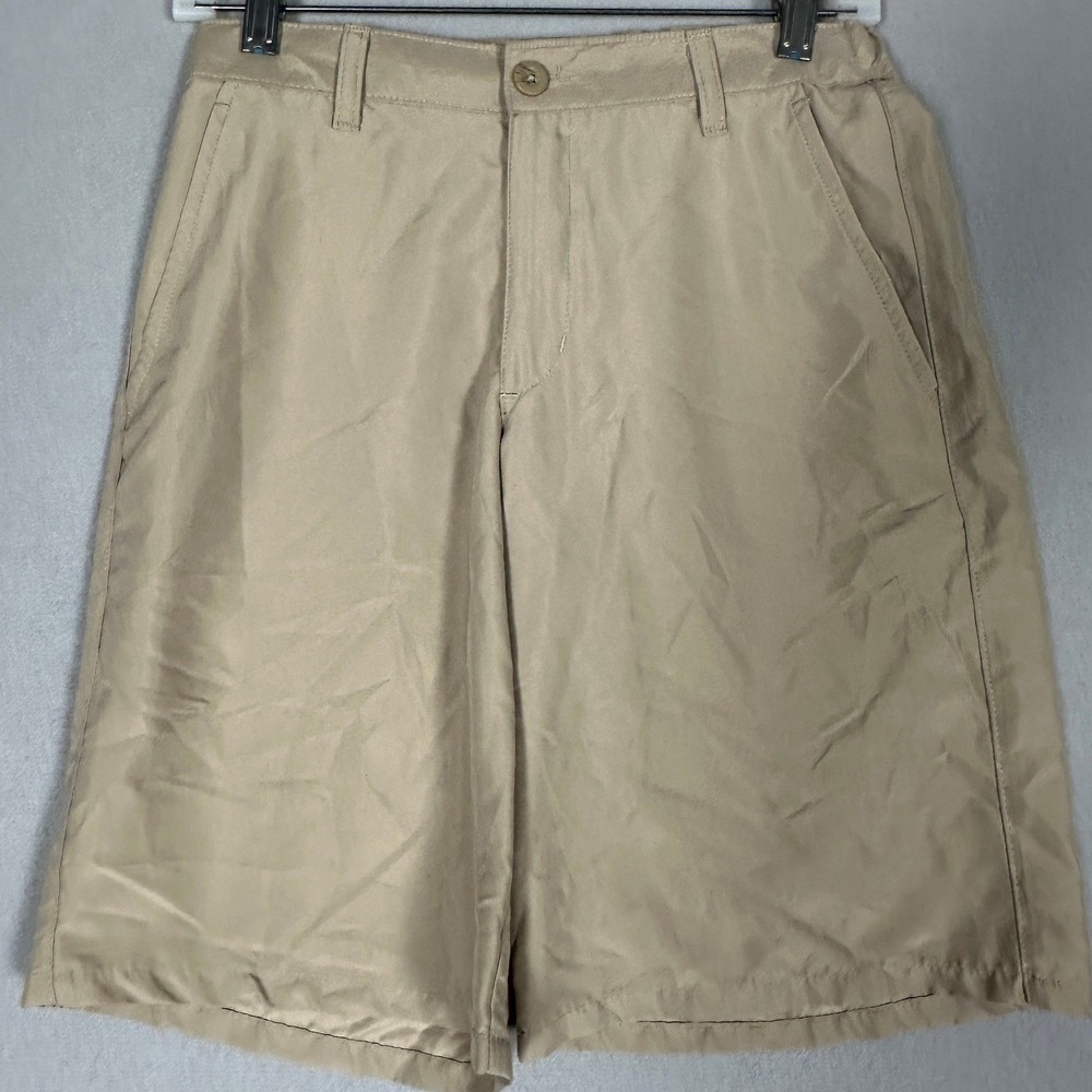 Chaps Shorts Boys 14 Tan Khaki‎ Performance School Approved Uniform Casual Youth